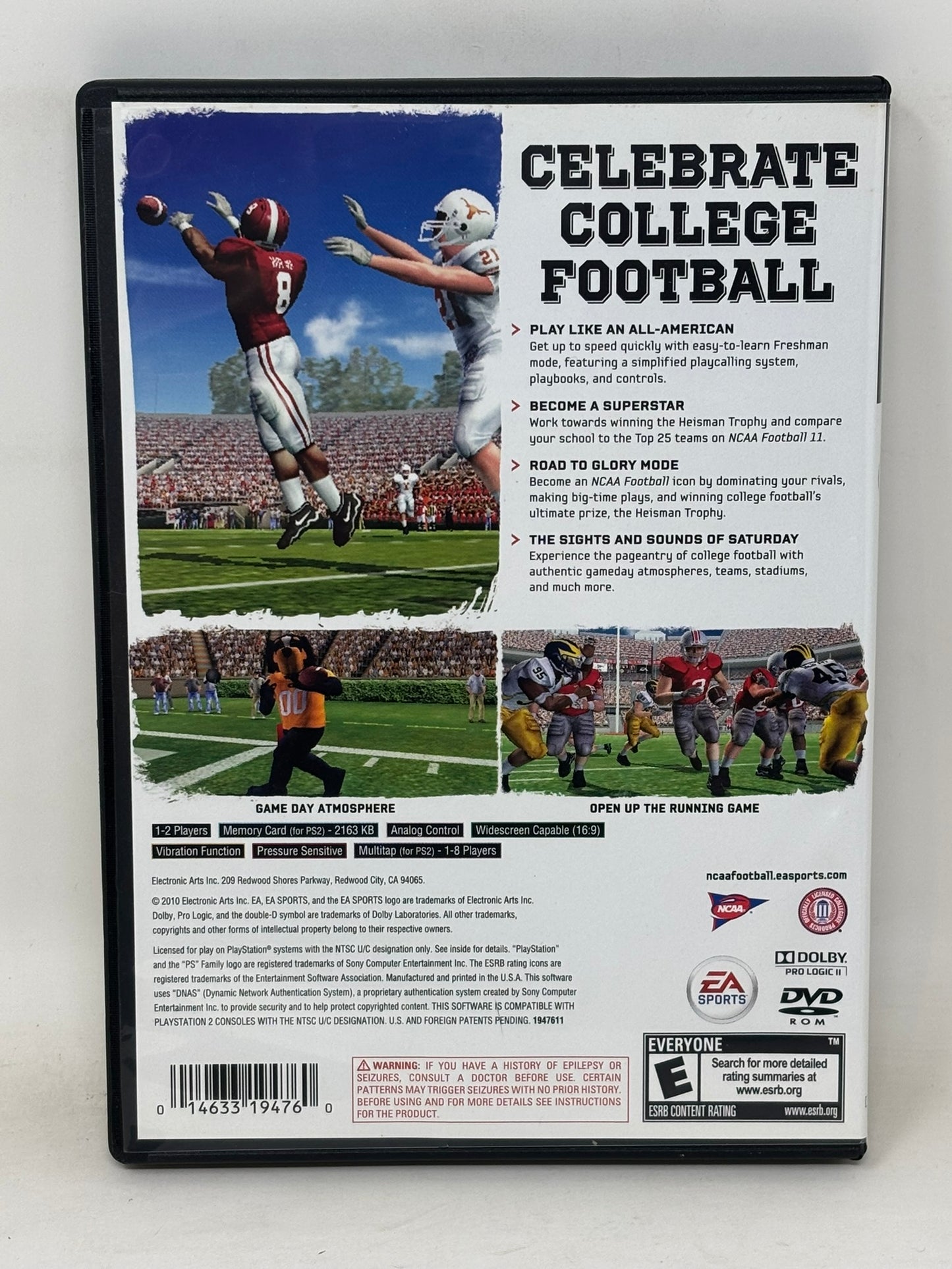Sony PlayStation 2 - NCAA Football 11 - Complete