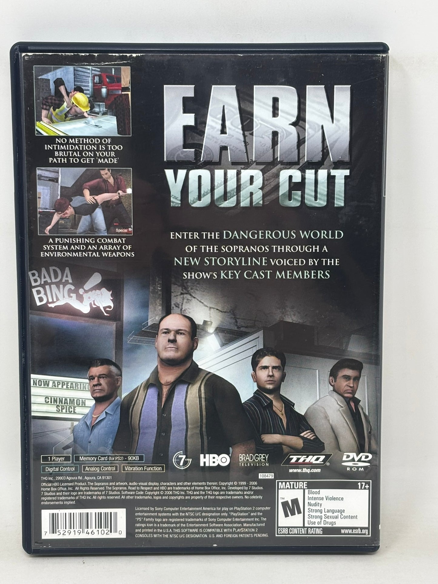 Sony PlayStation 2 - The Sopranos Road to Respect - Complete