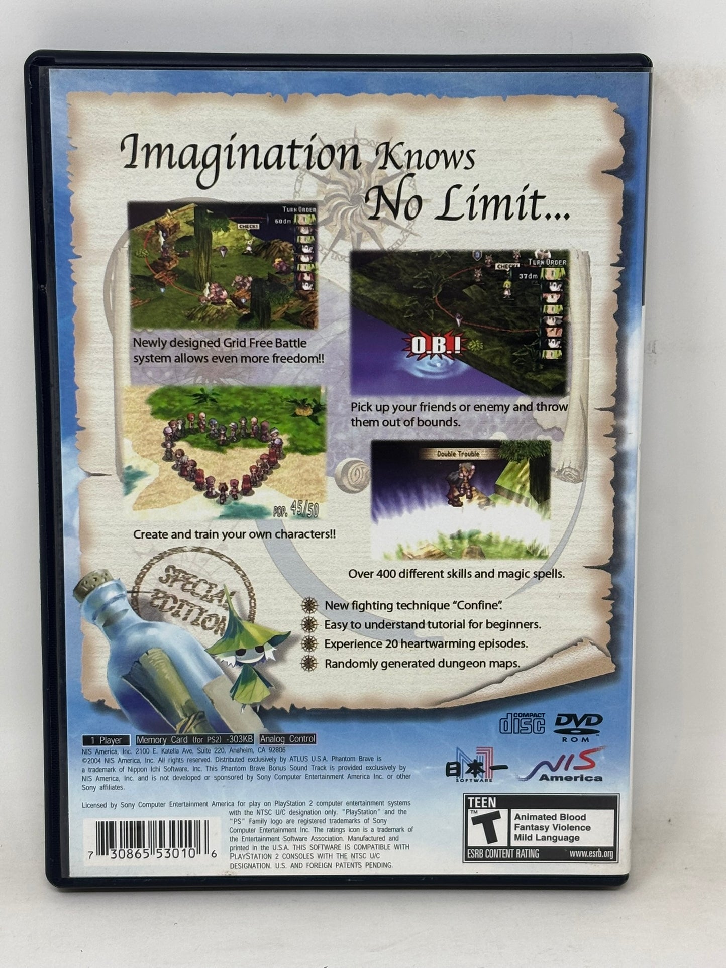 Sony PlayStation 2 - Phantom Brave - Complete w/ Soundtrack