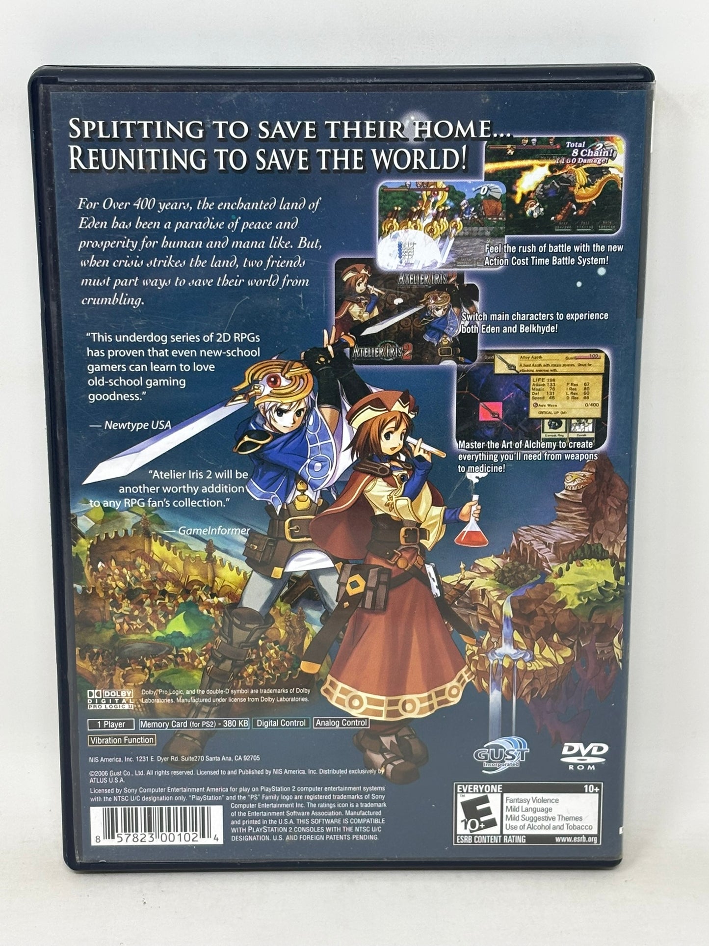 Sony PlayStation 2 - Atelier Iris 2 The Azoth of Destiny - Complete