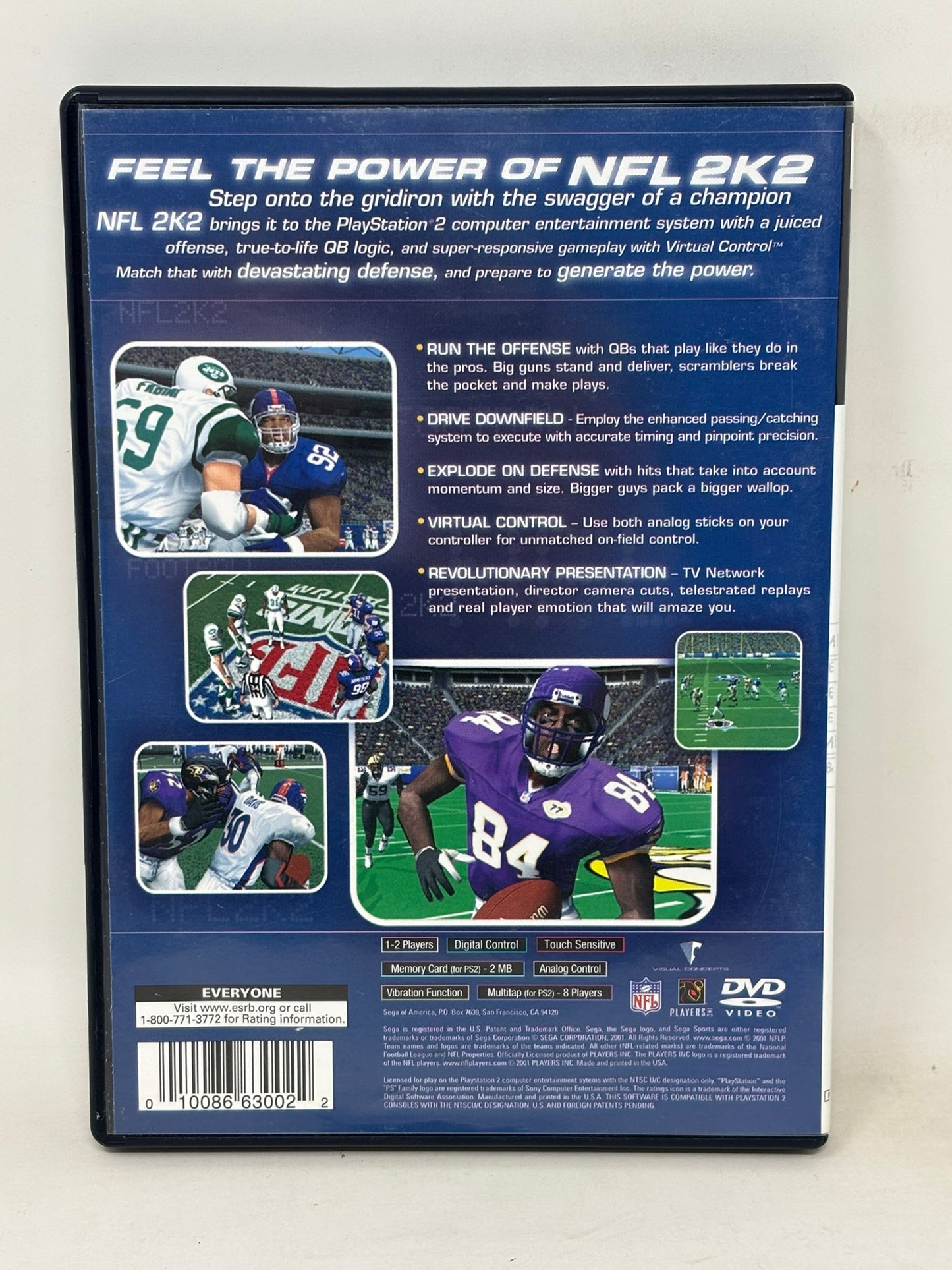 Sony PlayStation 2 - NFL 2K2