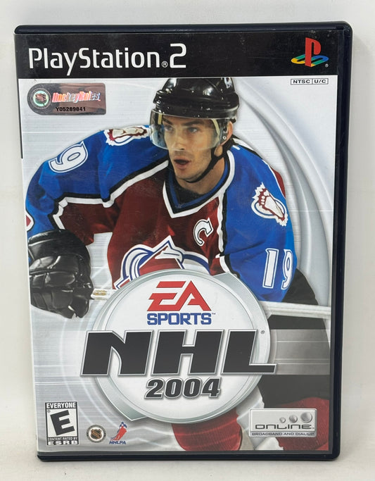 Sony PlayStation 2 - NHL 2004 (Joe Sakic Cover Variant) Complete