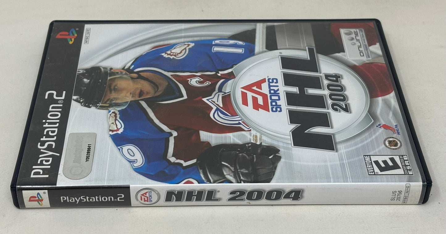 Sony PlayStation 2 - NHL 2004 (Joe Sakic Cover Variant) Complete