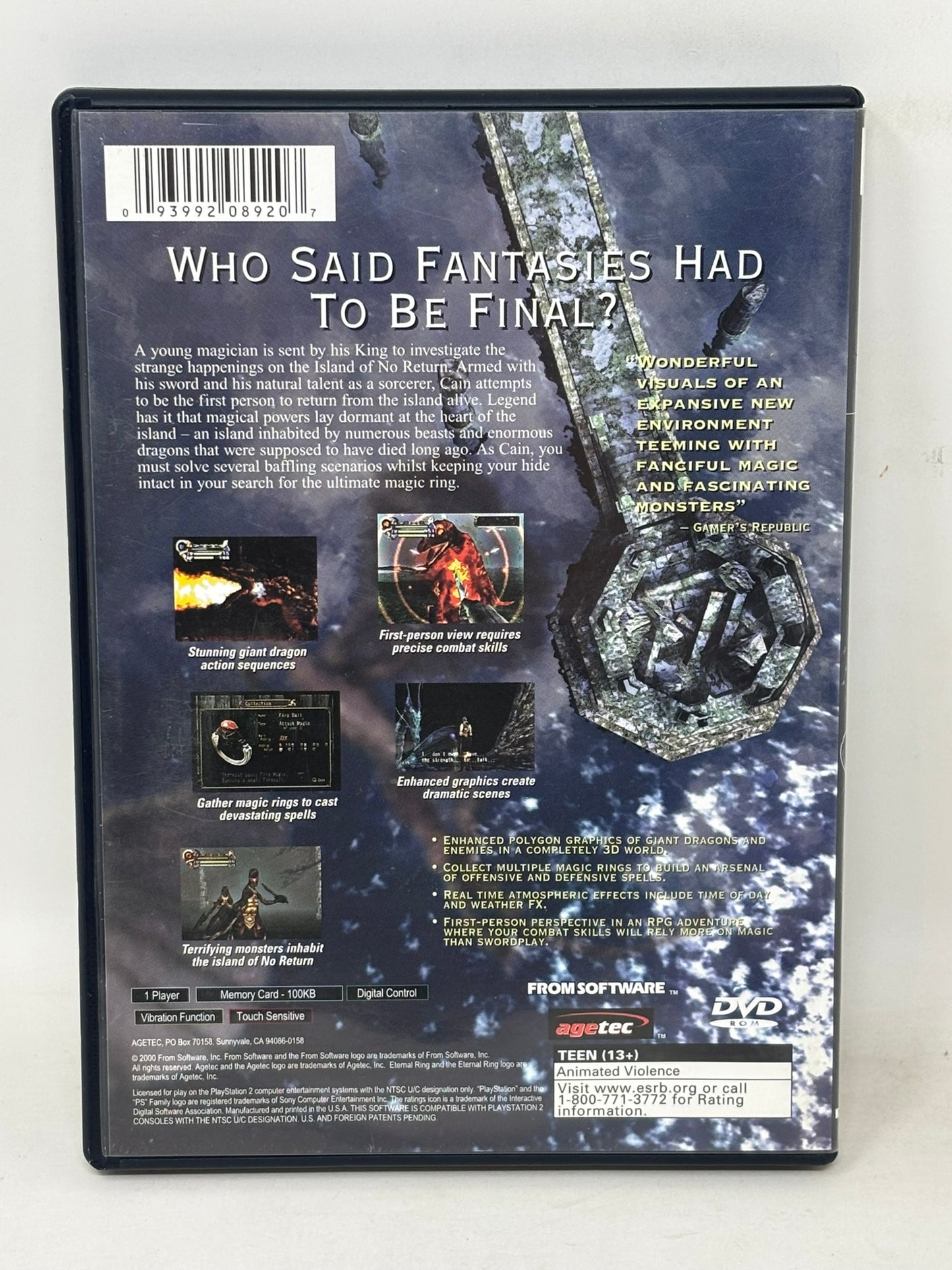 Sony PlayStation 2 - Eternal Ring - Complete