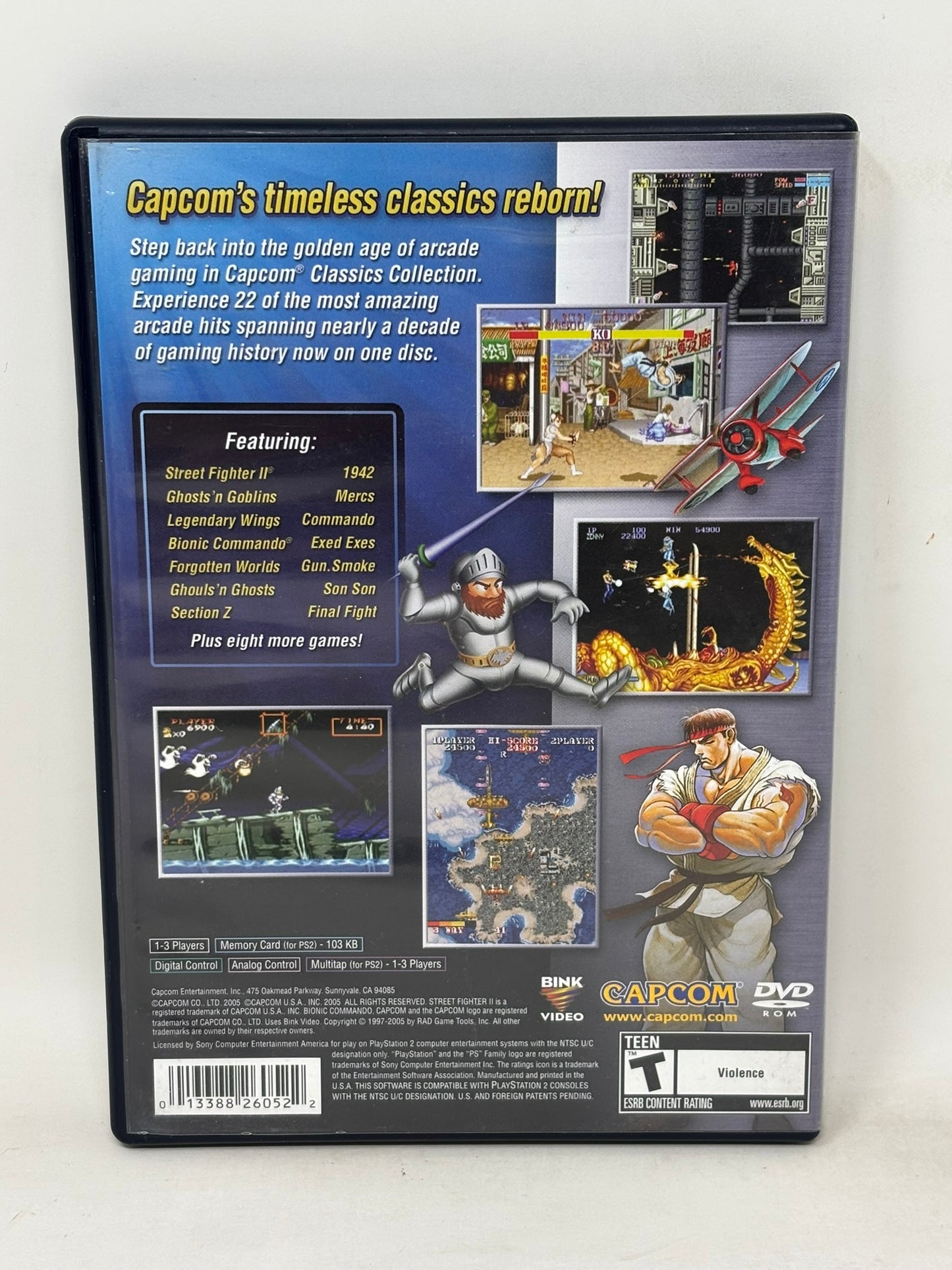 Sony PlayStation 2 - Capcom Classics Volume 1 - Complete