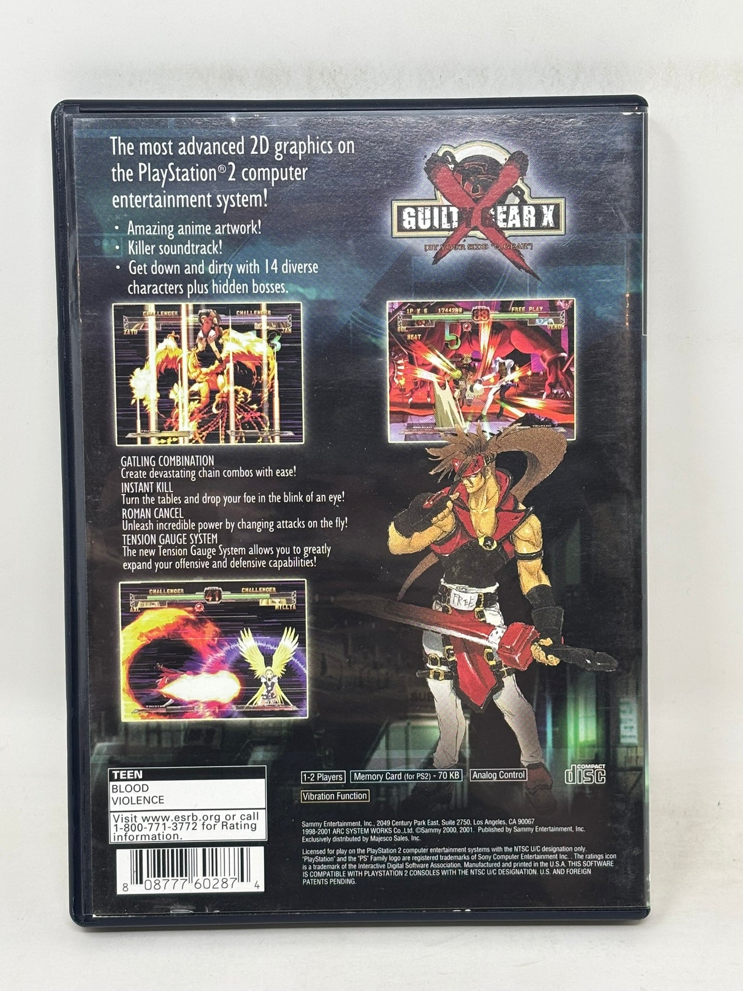 Sony PlayStation 2 - Guilty Gear X - Complete