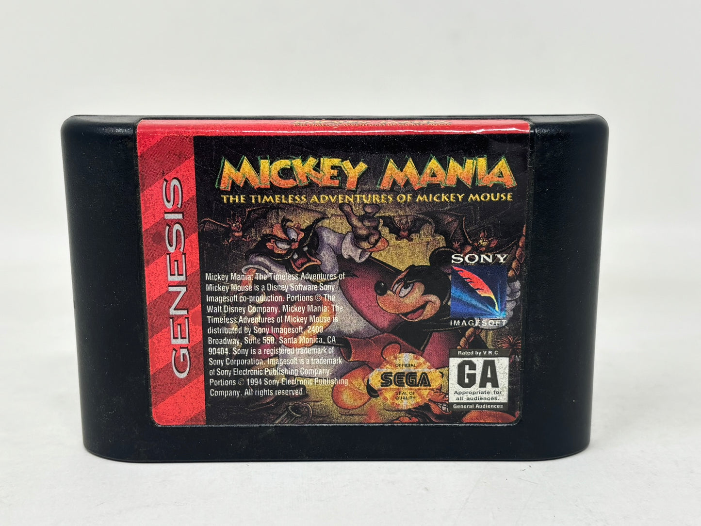 Sega Genesis - Mickey Mania - Complete