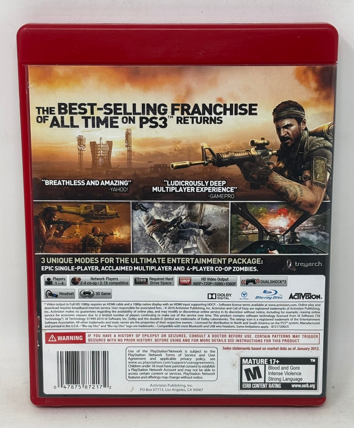 Sony PlayStation 3 - Call of Duty Black Ops (Greatest Hits)