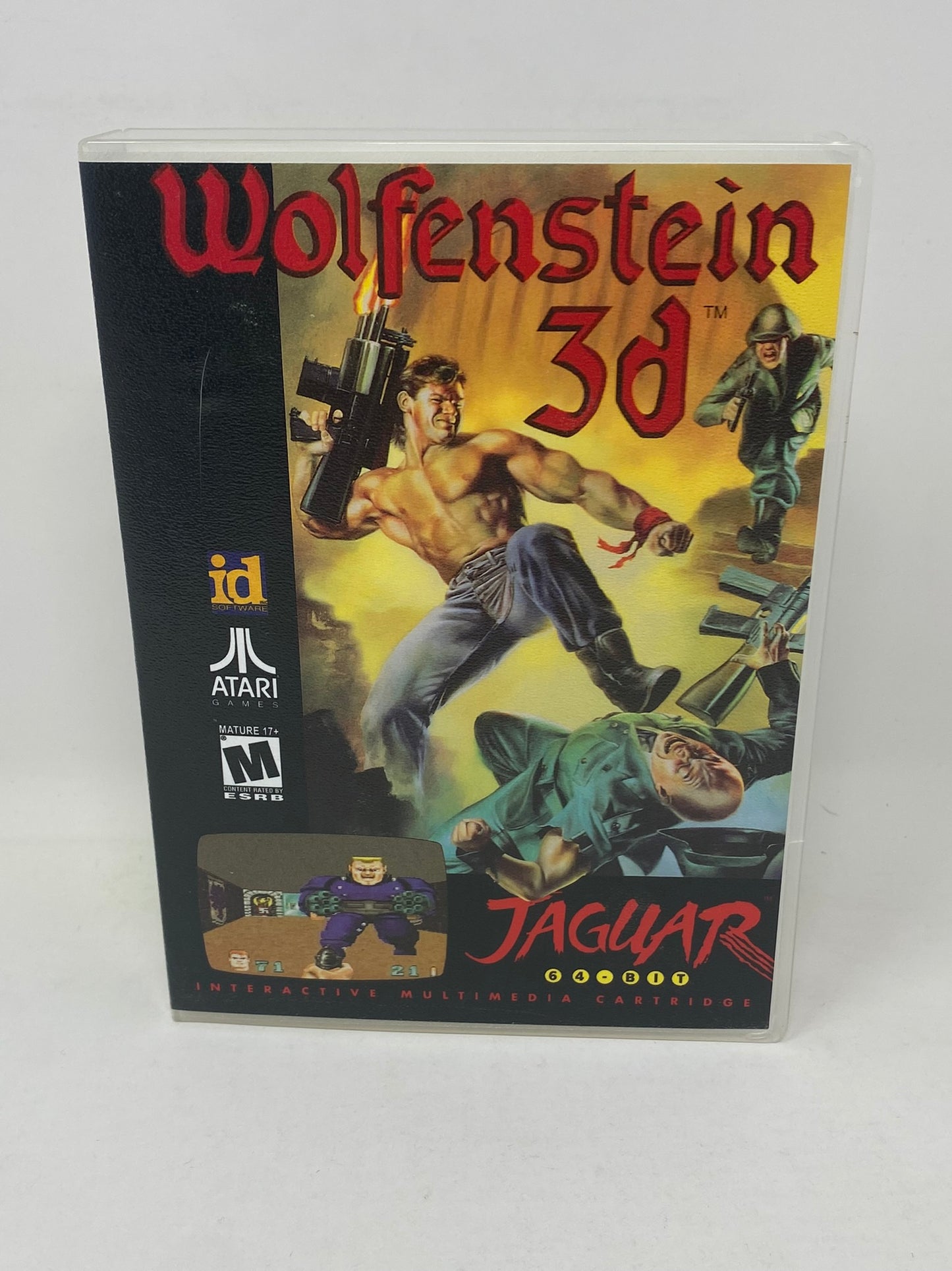 Atari Jaguar - Wolfenstein 3d - In Snap Case w/ Manual