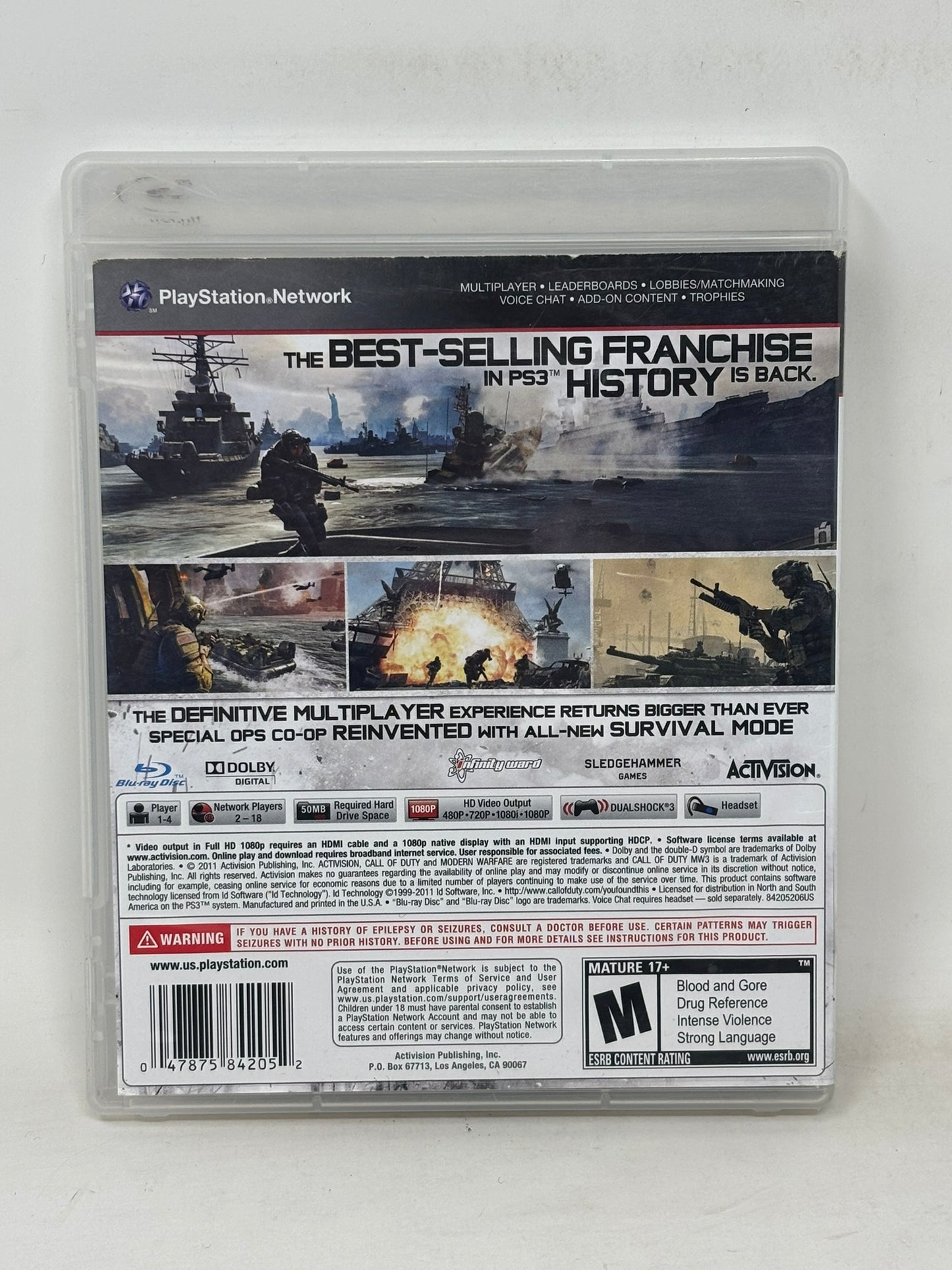 Sony PlayStation 3 - Call of Duty Modern Warfare 3 - Complete