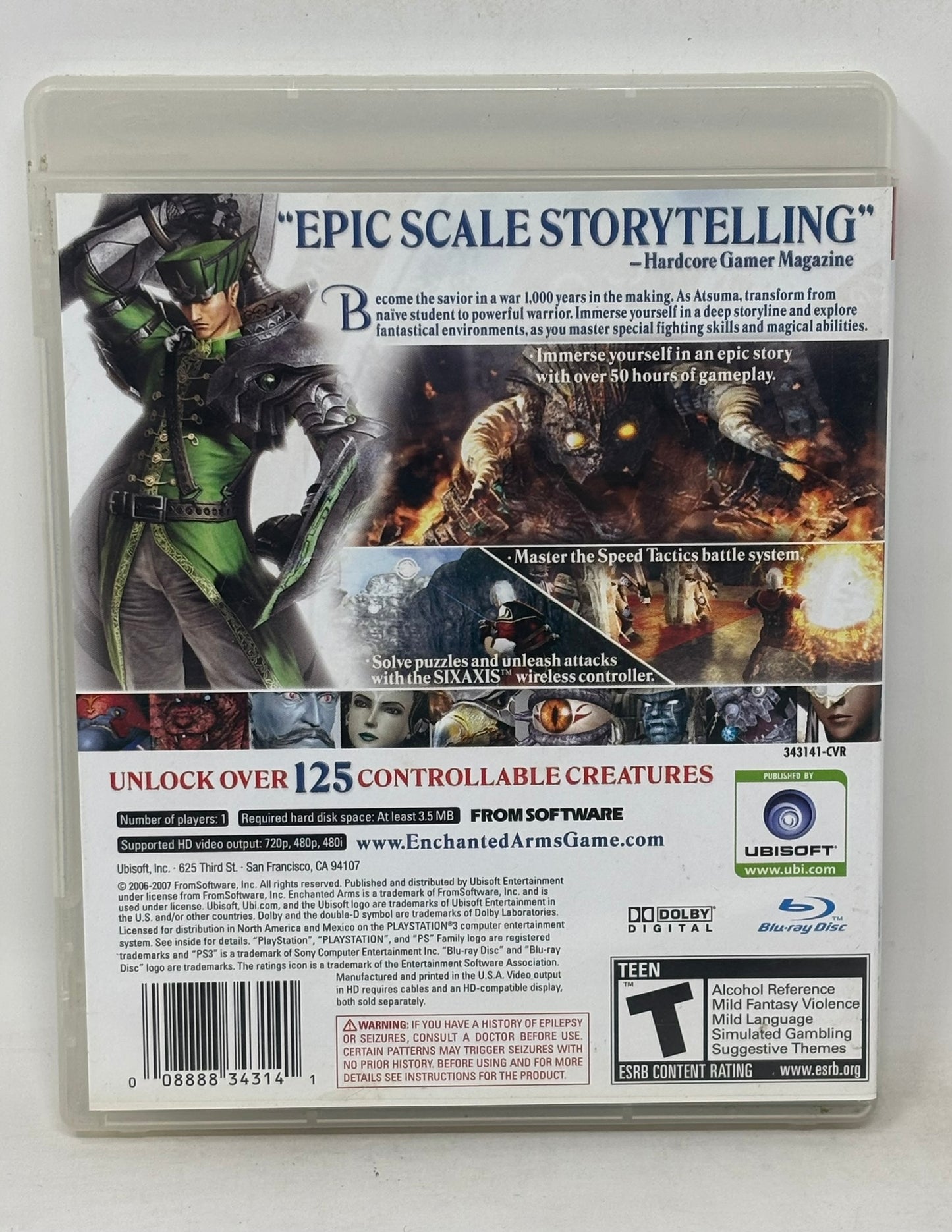 Sony PlayStation 3 - Enchanted Arms - Complete