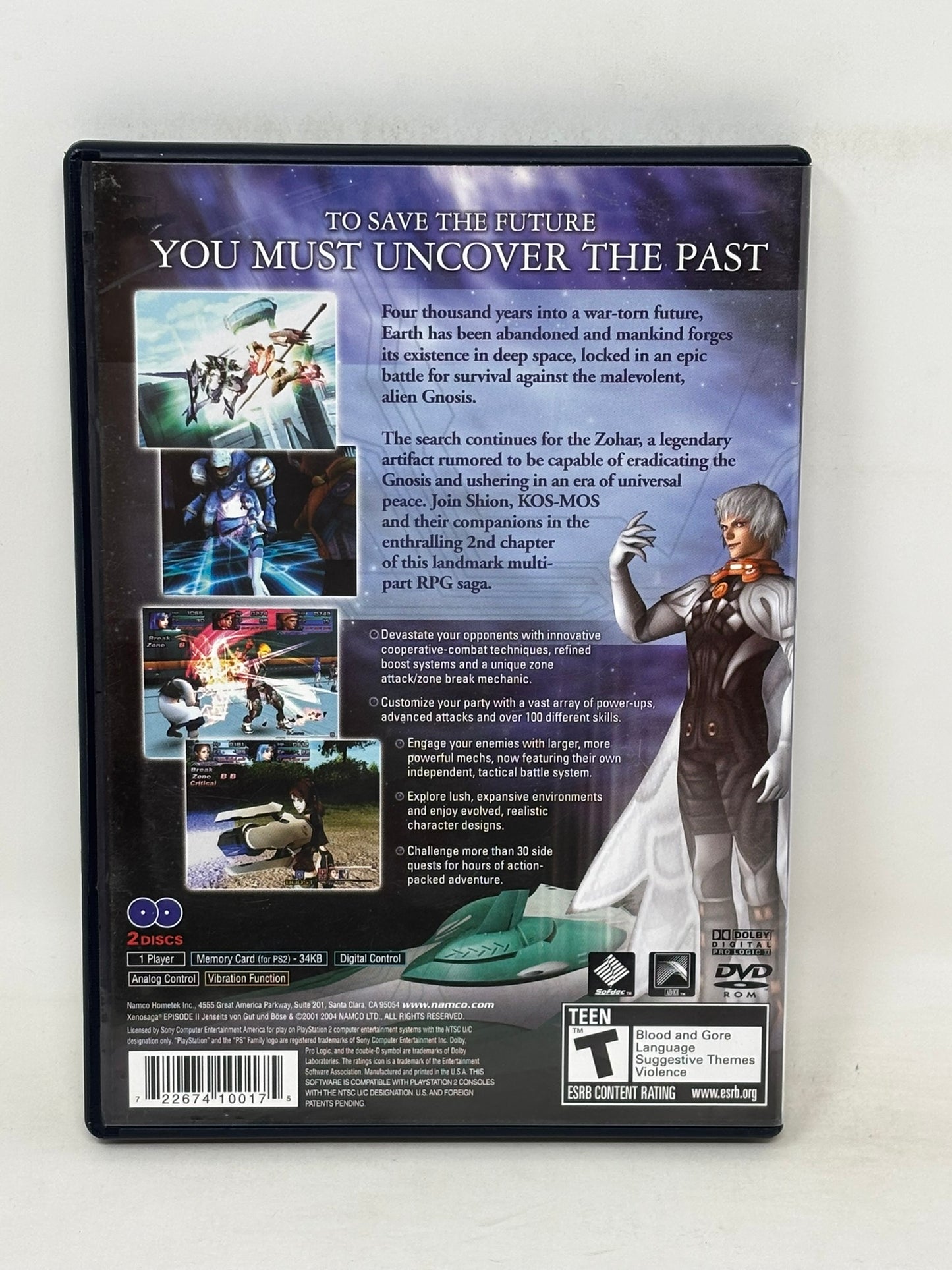 Sony PlayStation 2 - Xenosaga Episode II - Complete