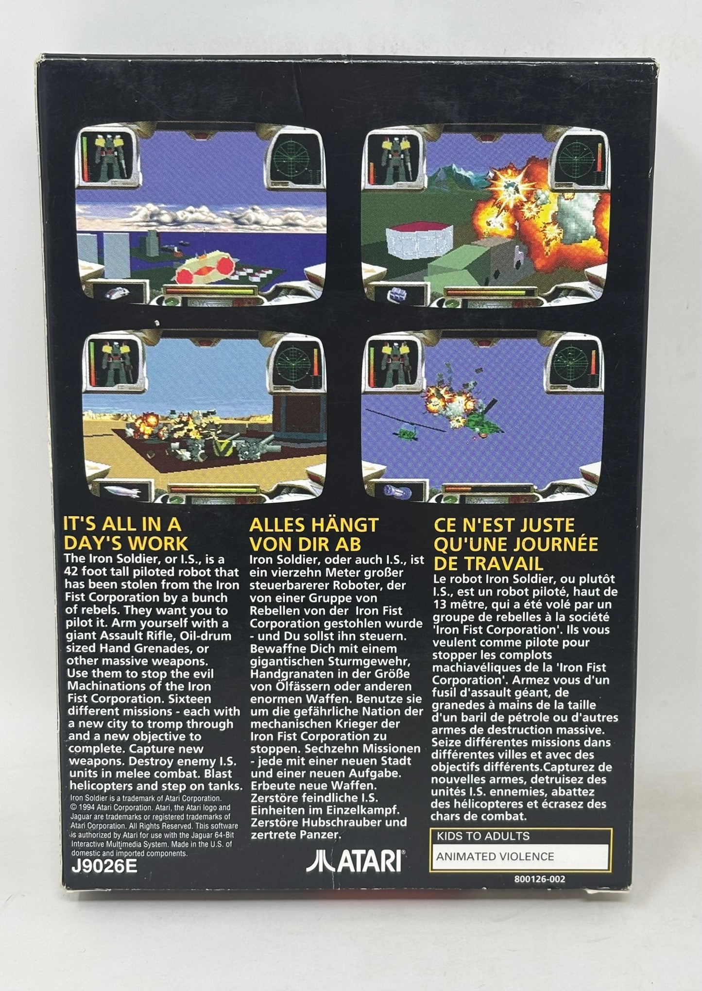 Atari Jaguar - Iron Soldier - Complete