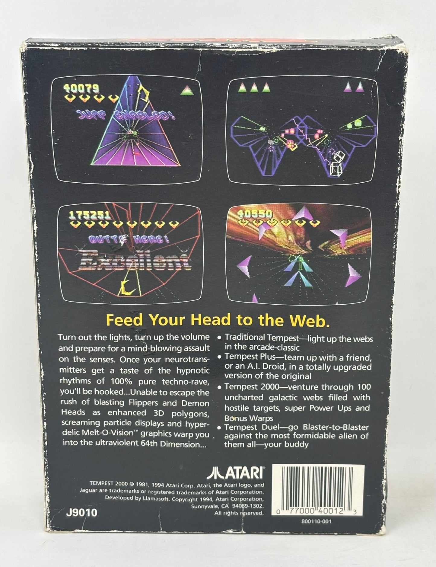 Atari Jaguar - Tempest 2000 - Complete