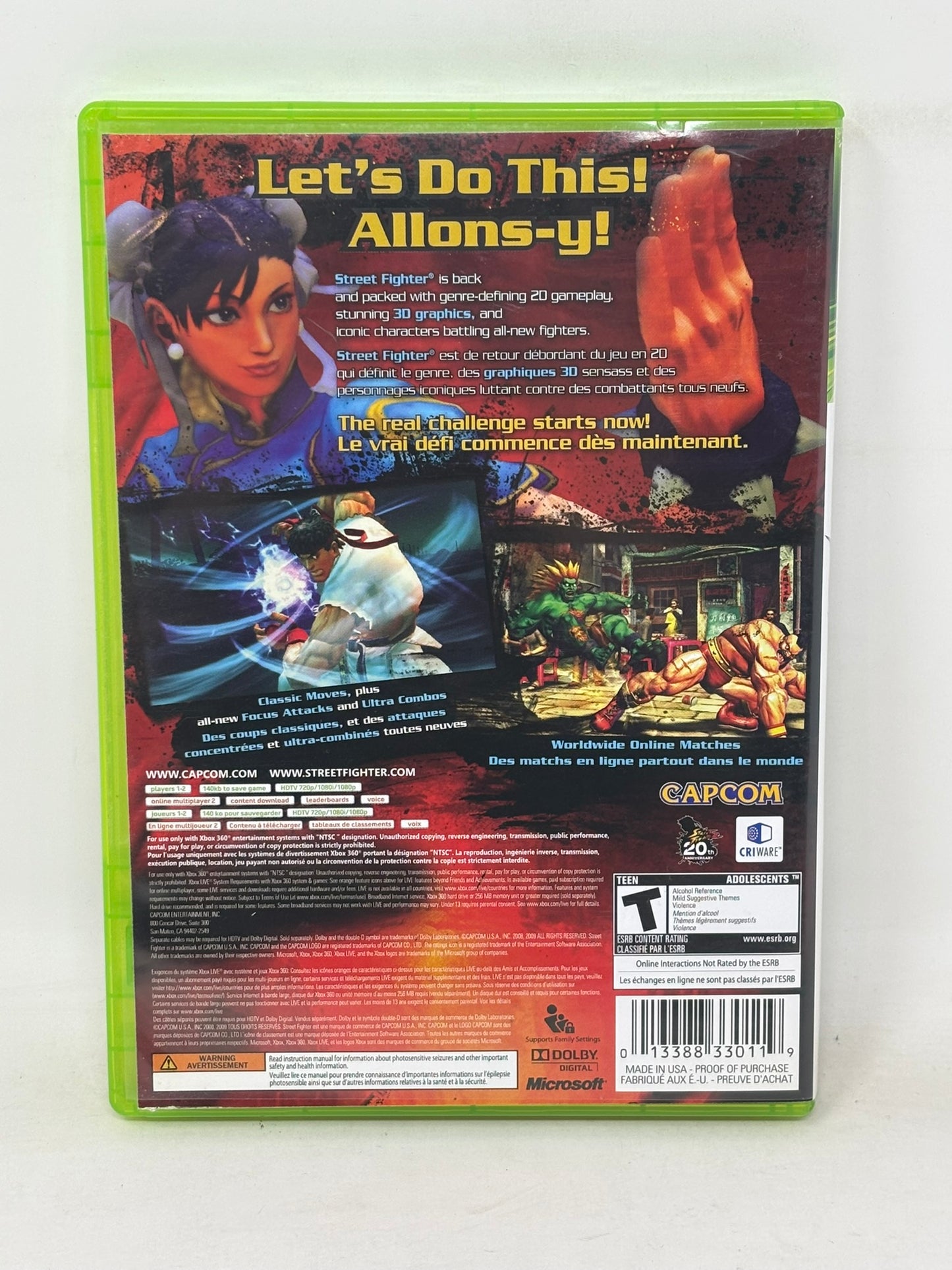 XBox 360 - Street Fighter IV - Complete