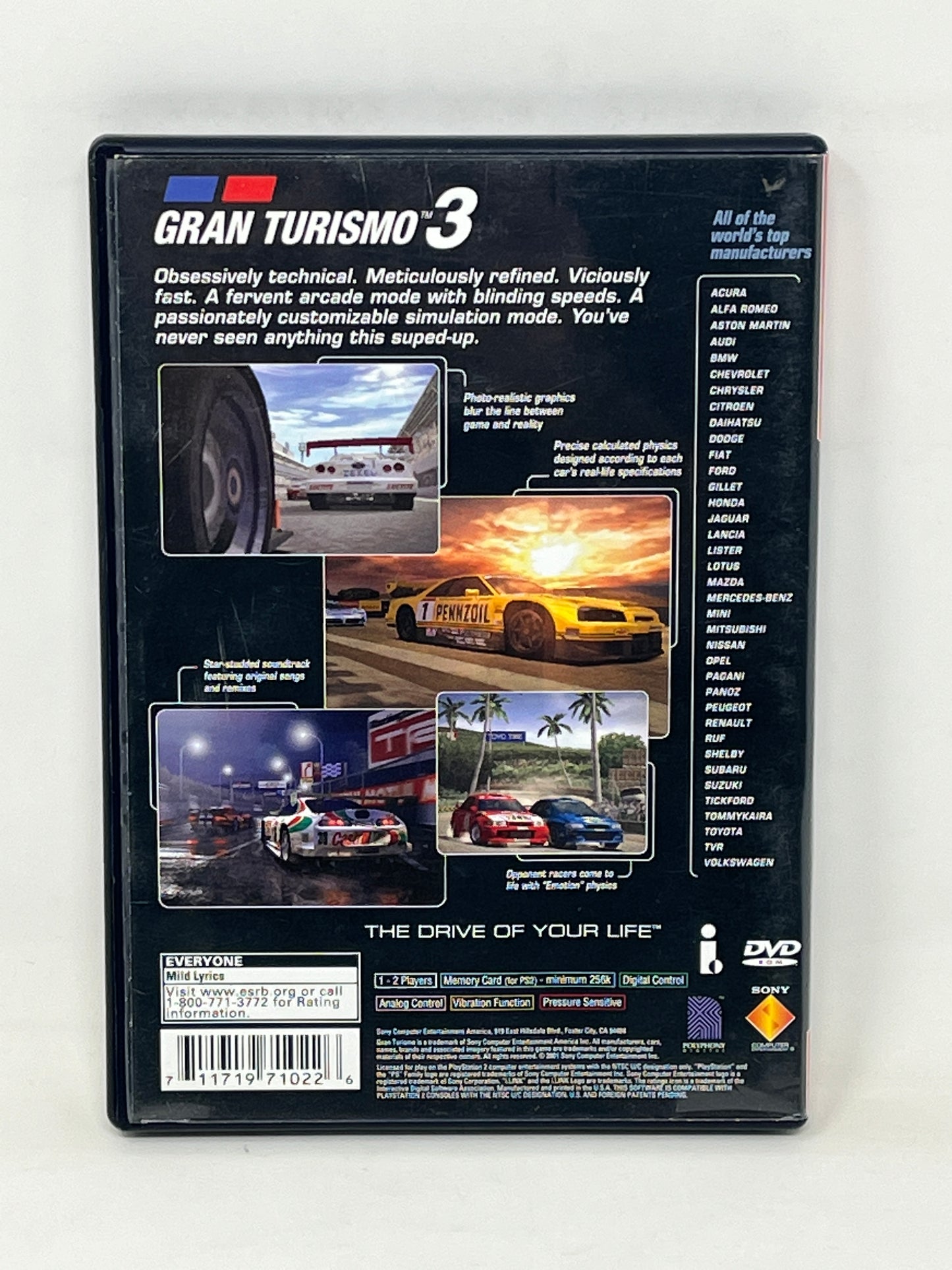 Sony PlayStation 2 - Gran Turismo 3 (Greatest Hits) - Complete