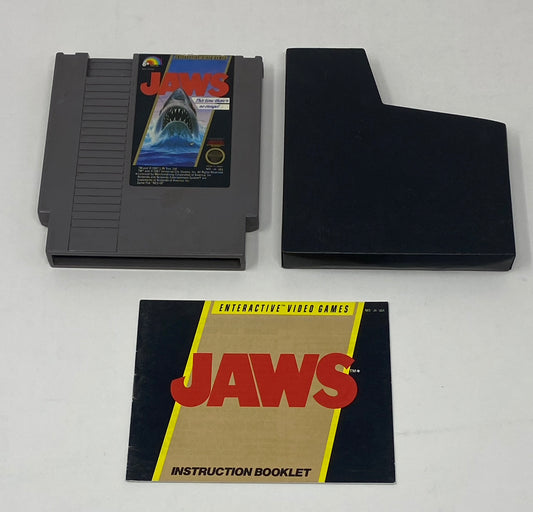 NES Nintendo - Jaws w/ Instruction Manual