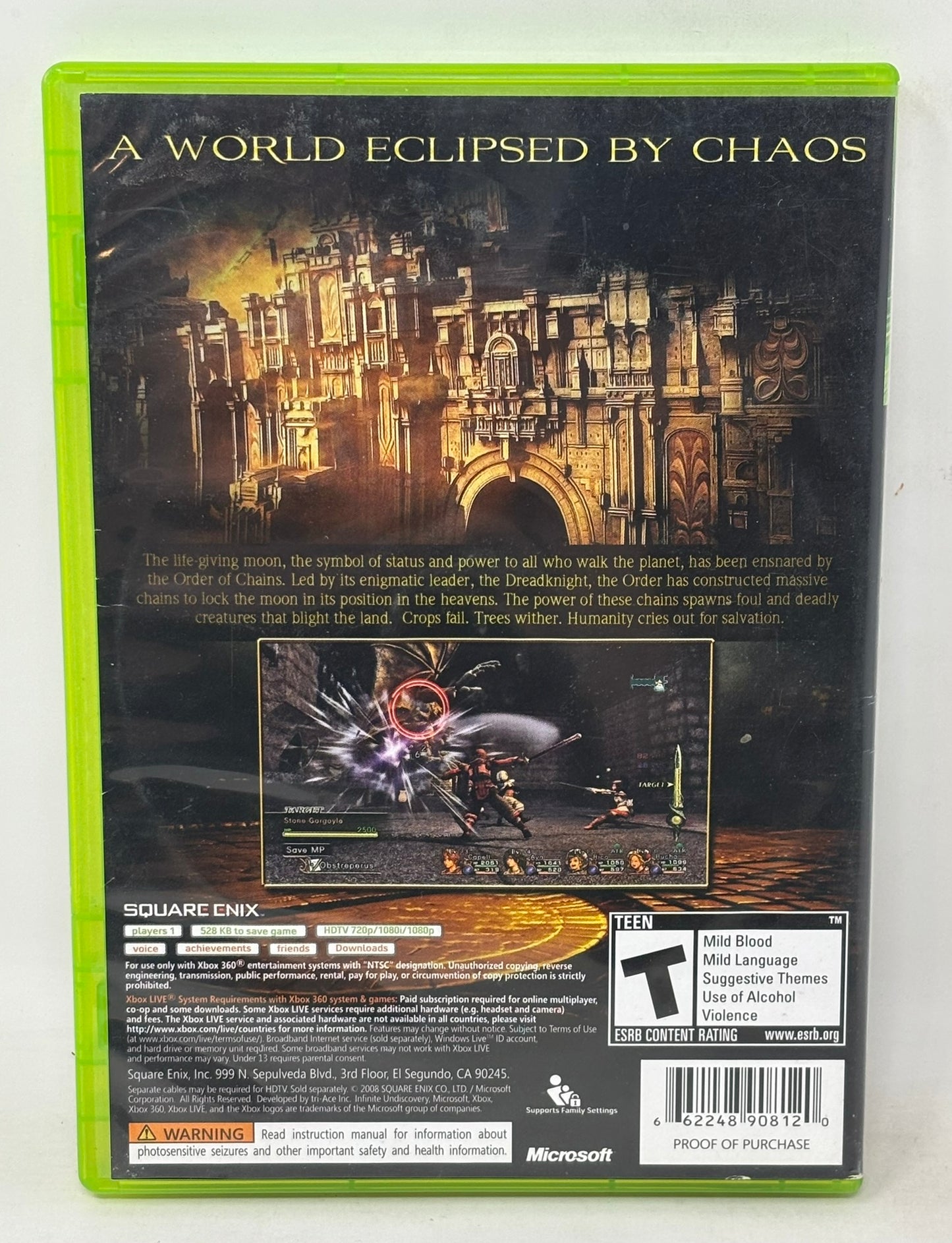 XBox 360 - Infinite Undiscovery - Complete