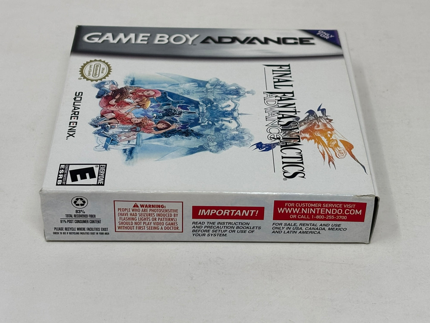 Nintendo Game Boy Advance - Final Fantasy Tactics Advance - Complete