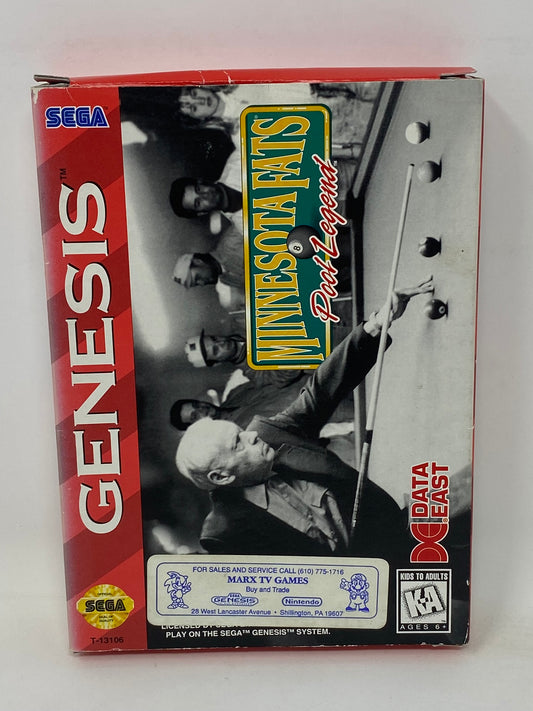 Sega Genesis - Minnesota Fats Pool Legend - Complete