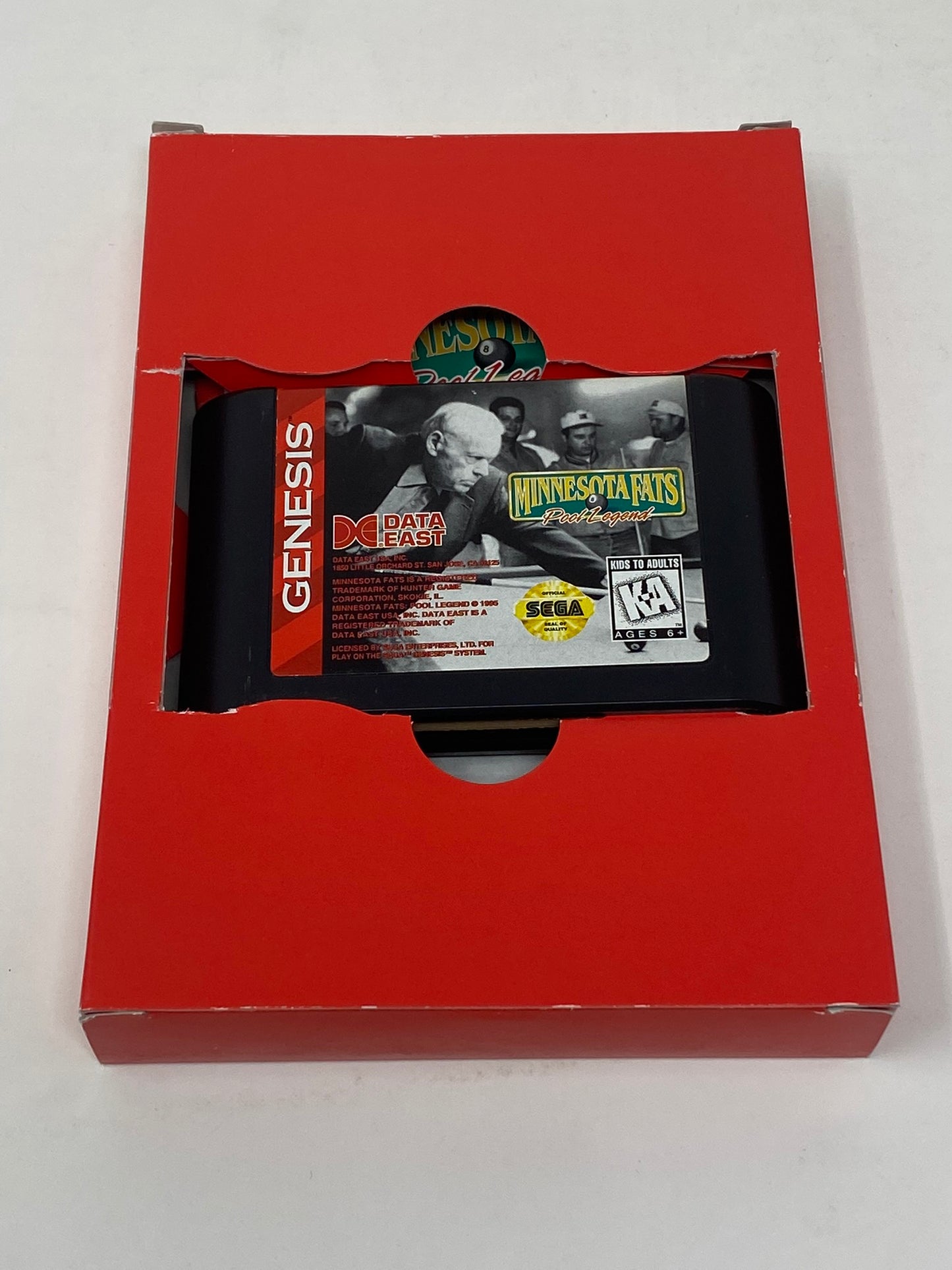 Sega Genesis - Minnesota Fats Pool Legend - Complete