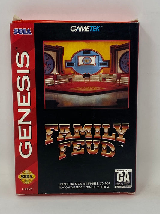 Sega Genesis - Family Feud - Complete