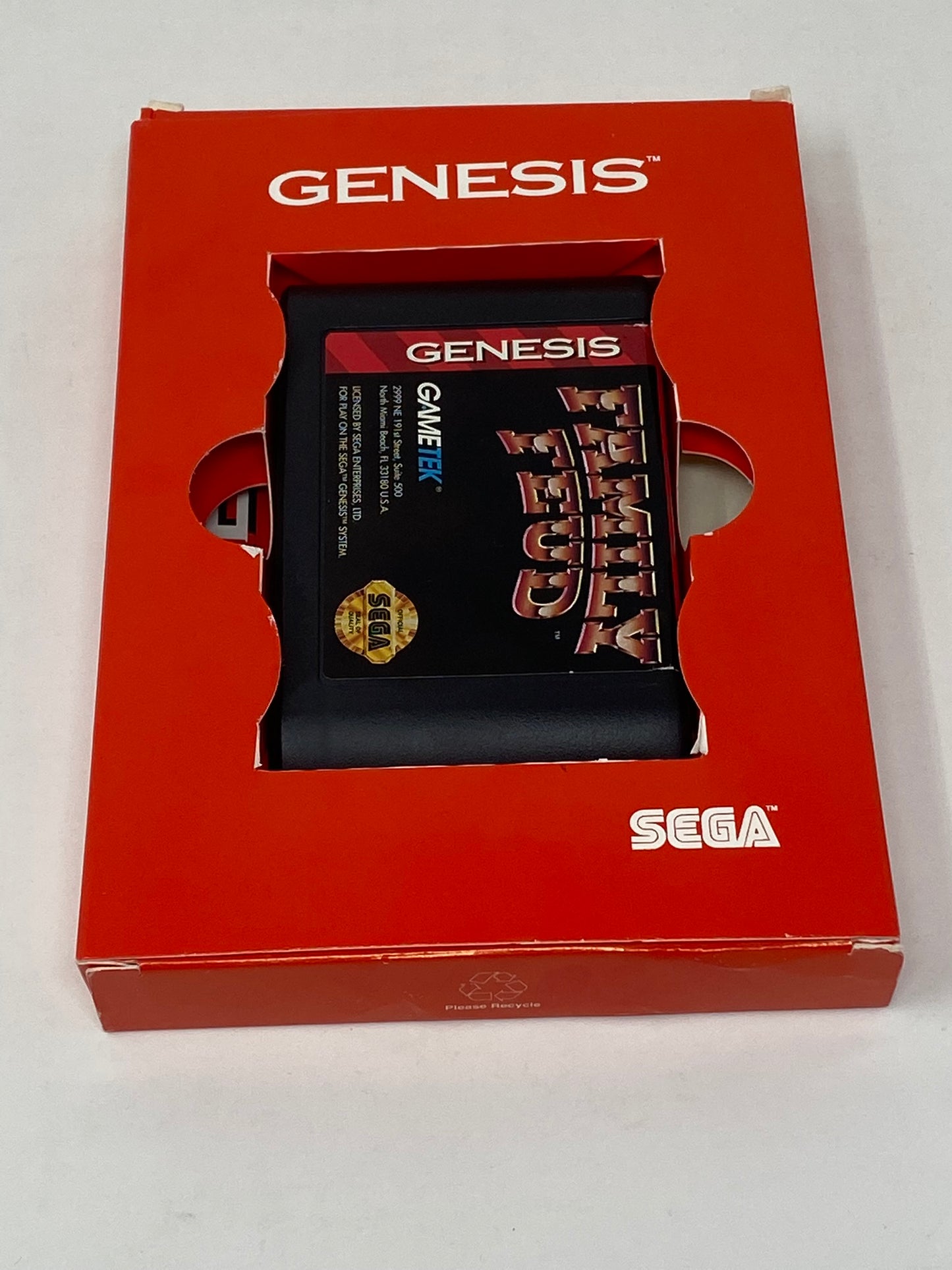 Sega Genesis - Family Feud - Complete