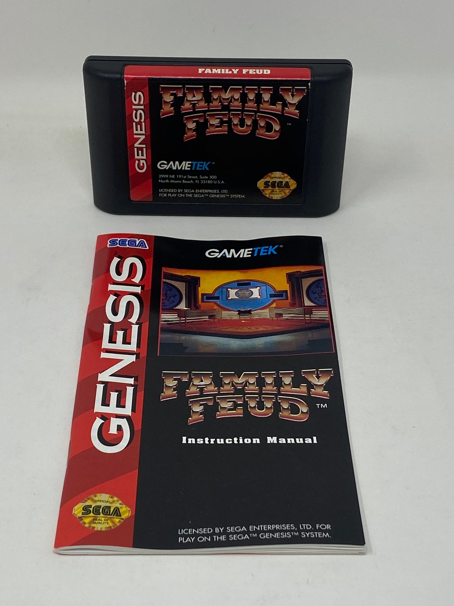 Sega Genesis - Family Feud - Complete