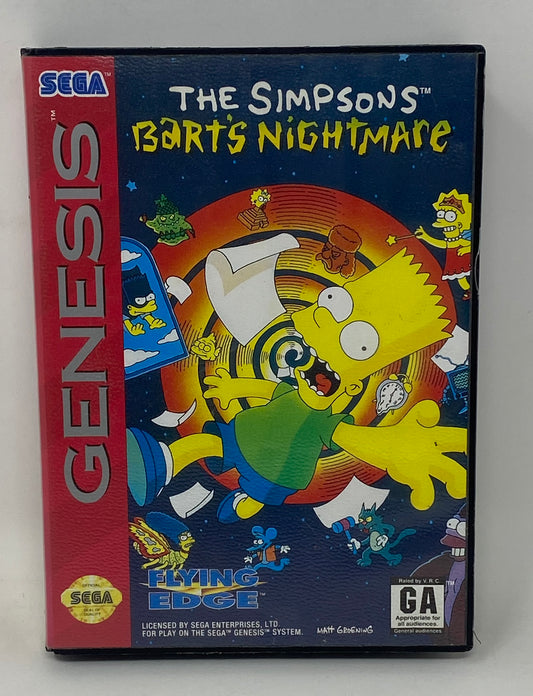Sega Genesis - The Simpon's Bart's Nightmare