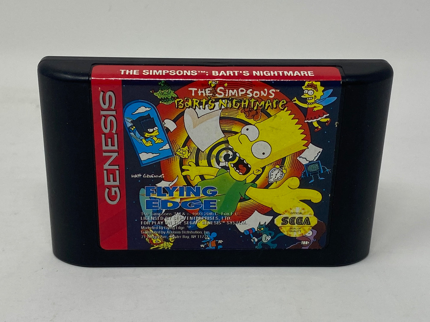 Sega Genesis - The Simpon's Bart's Nightmare