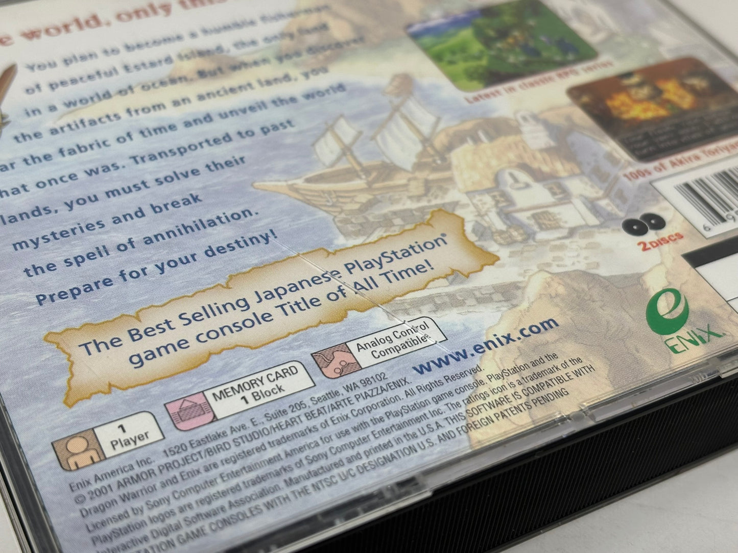 Sony PlayStation - Dragon Warrior VII 7 - Complete