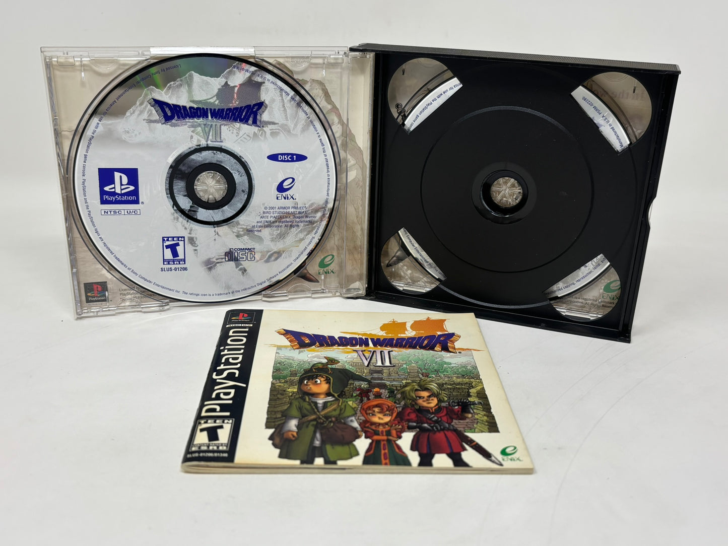 Sony PlayStation - Dragon Warrior VII 7 - Complete