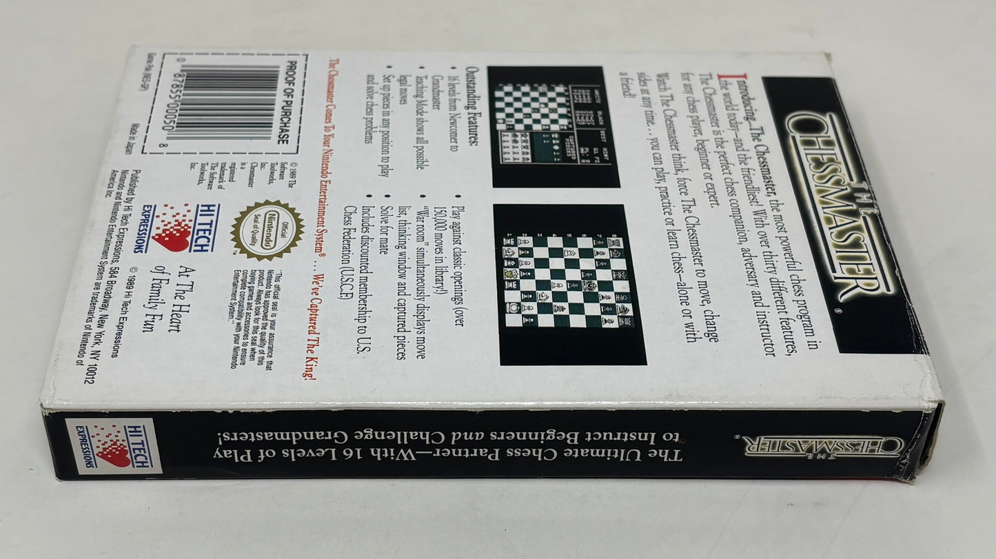 NES Nintendo - The Chessmaster - Complete