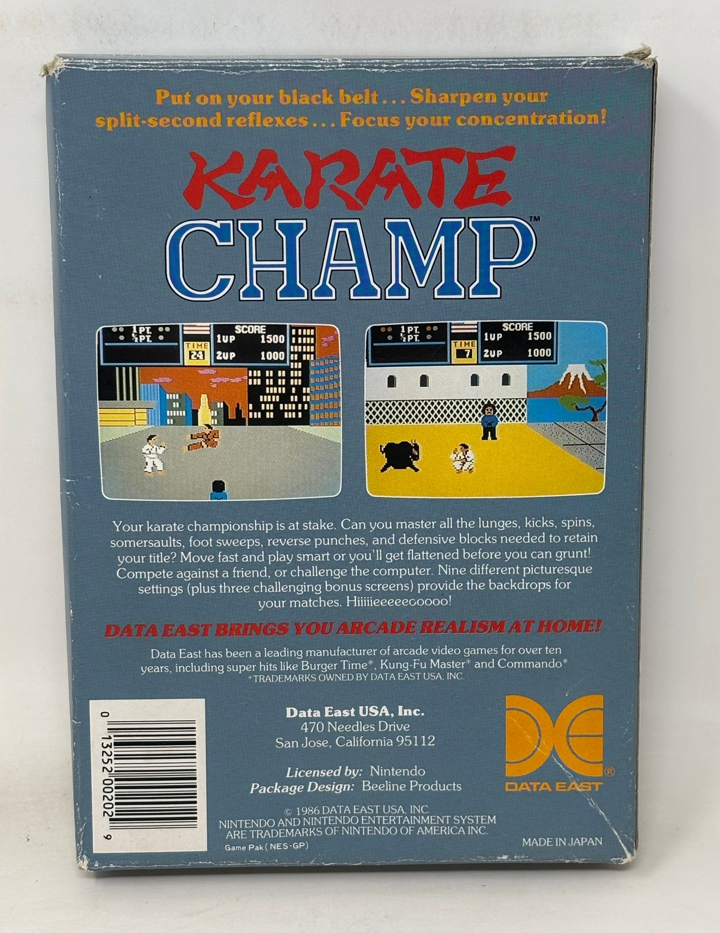 NES Nintendo - Karate Champ - Complete