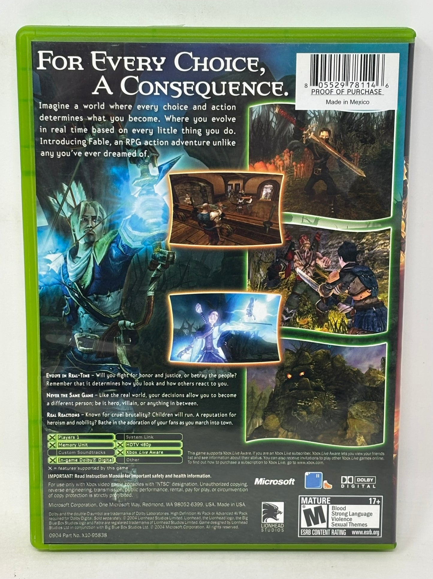 Xbox - Fable - Complete