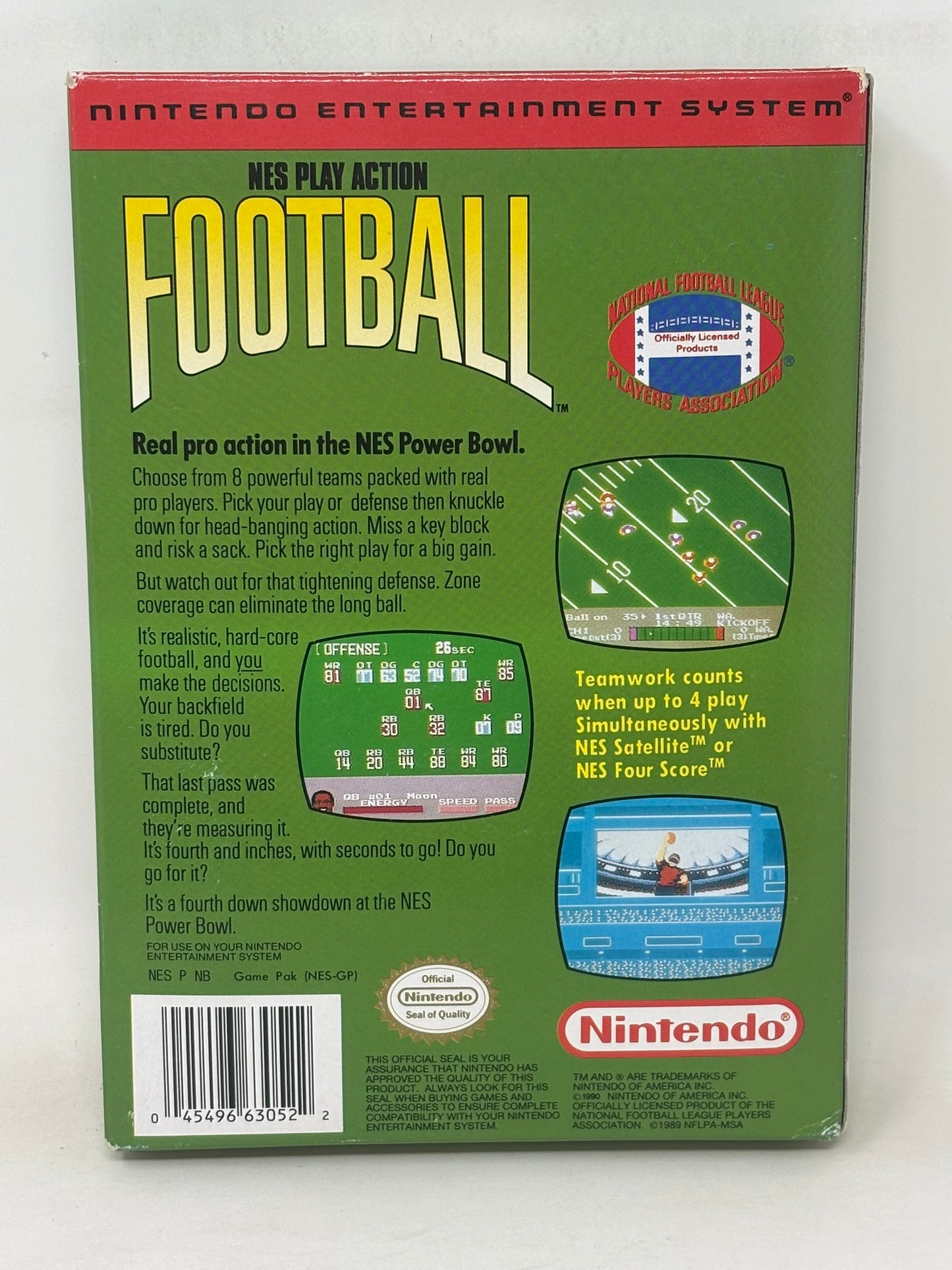 NES Nintendo - NES Play Action Football - Complete