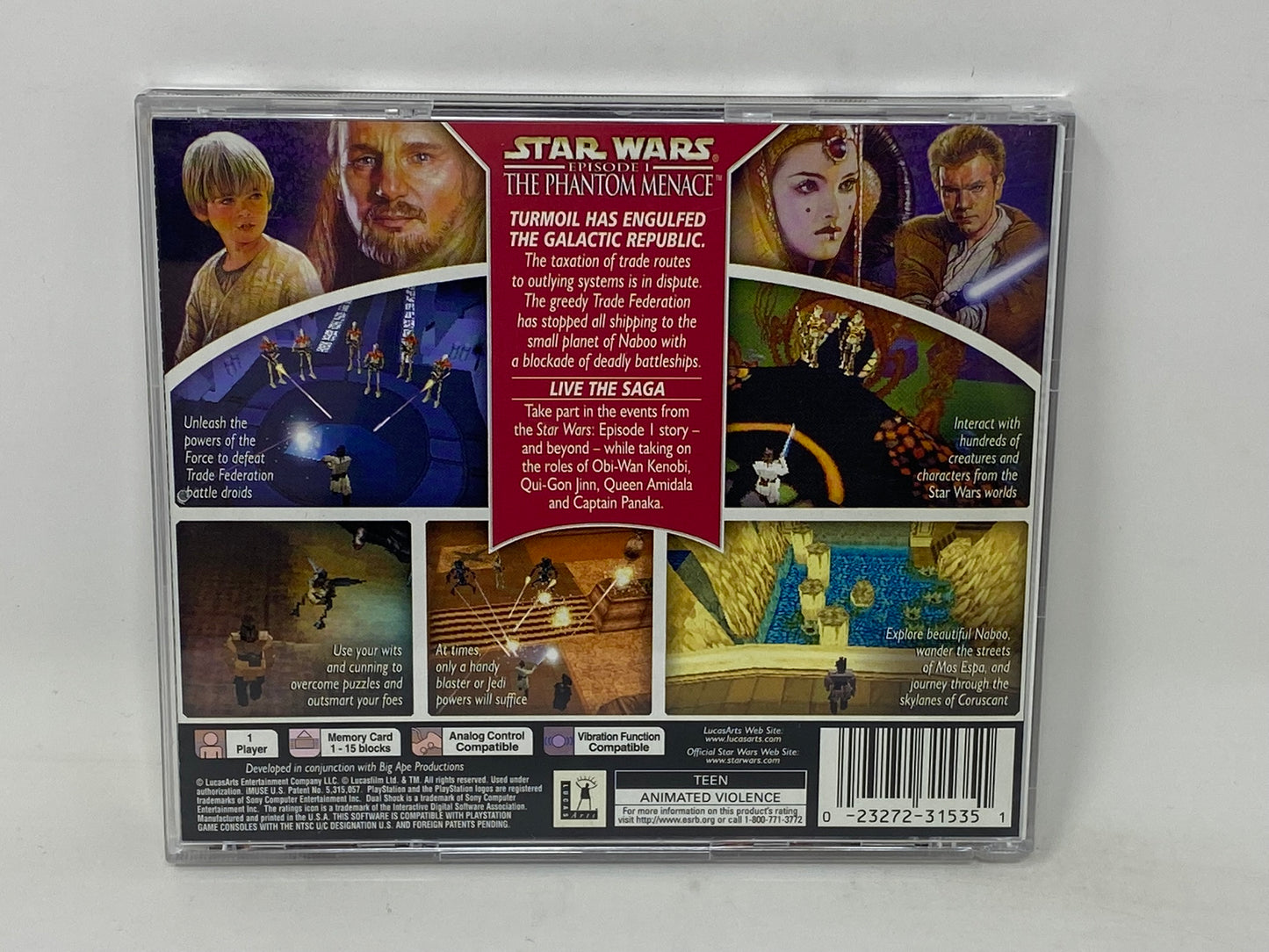 Sony PlayStation PS1 - Star Wars Episode I The Phantom Menace