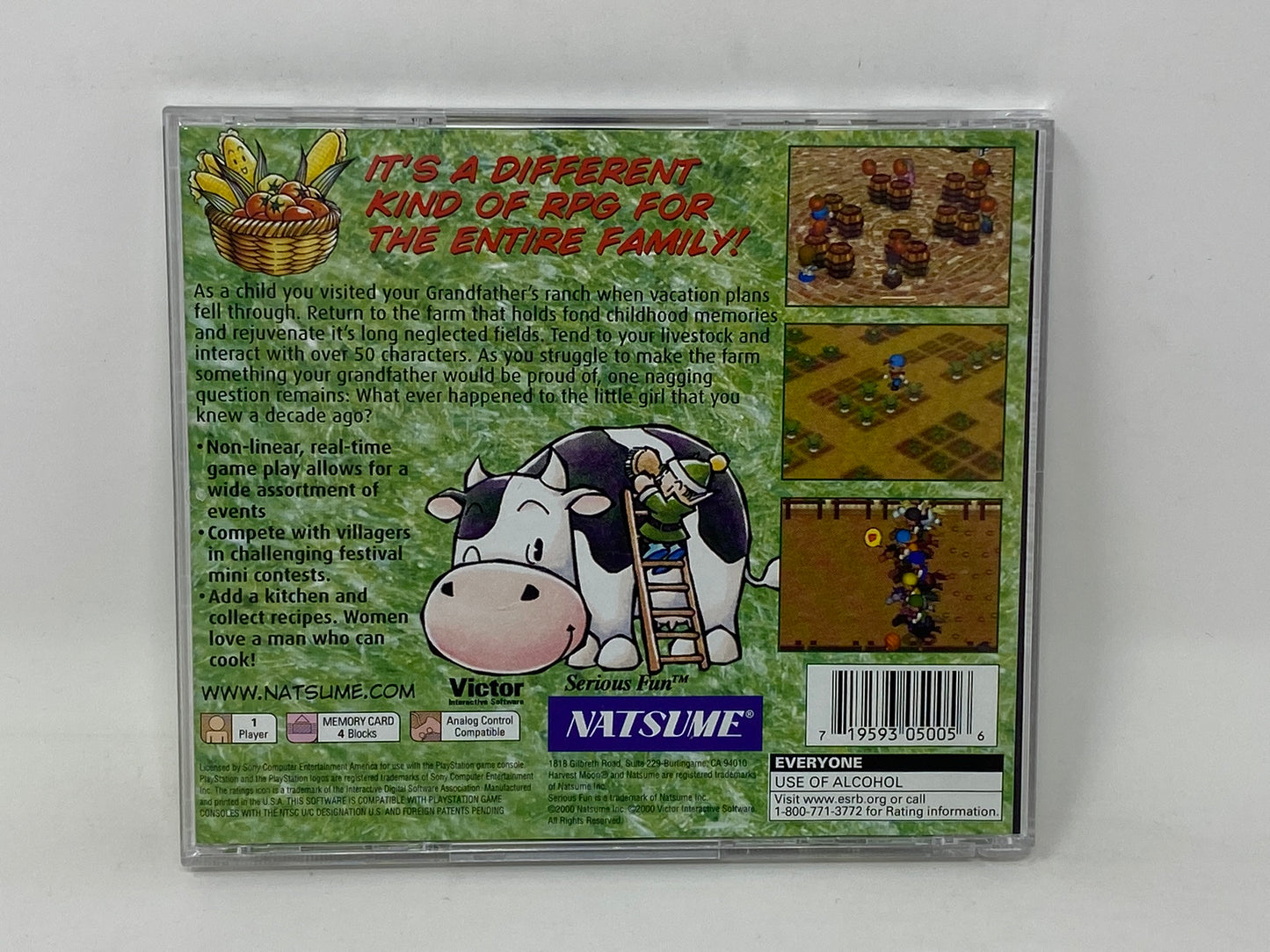 Sony PlayStation - Harvest Moon Back to Nature - Complete