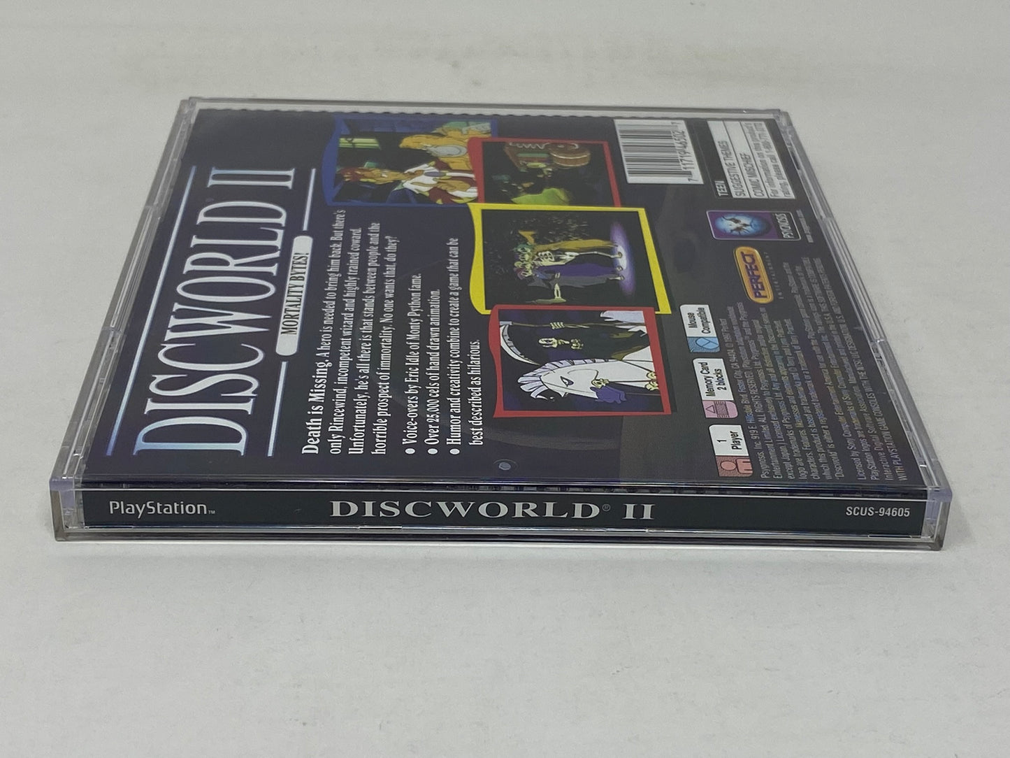 Sony PlayStation PS1 - Disc World II Mortality Bytes - Complete