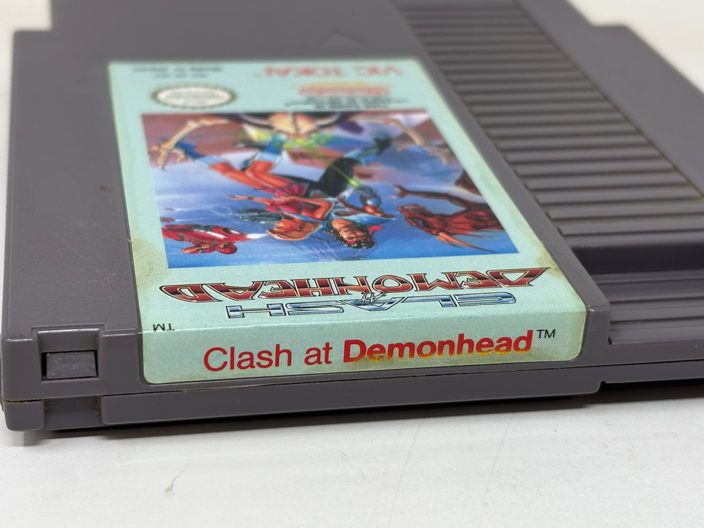 NES Nintendo - Clash at Demonhead w/ Manual