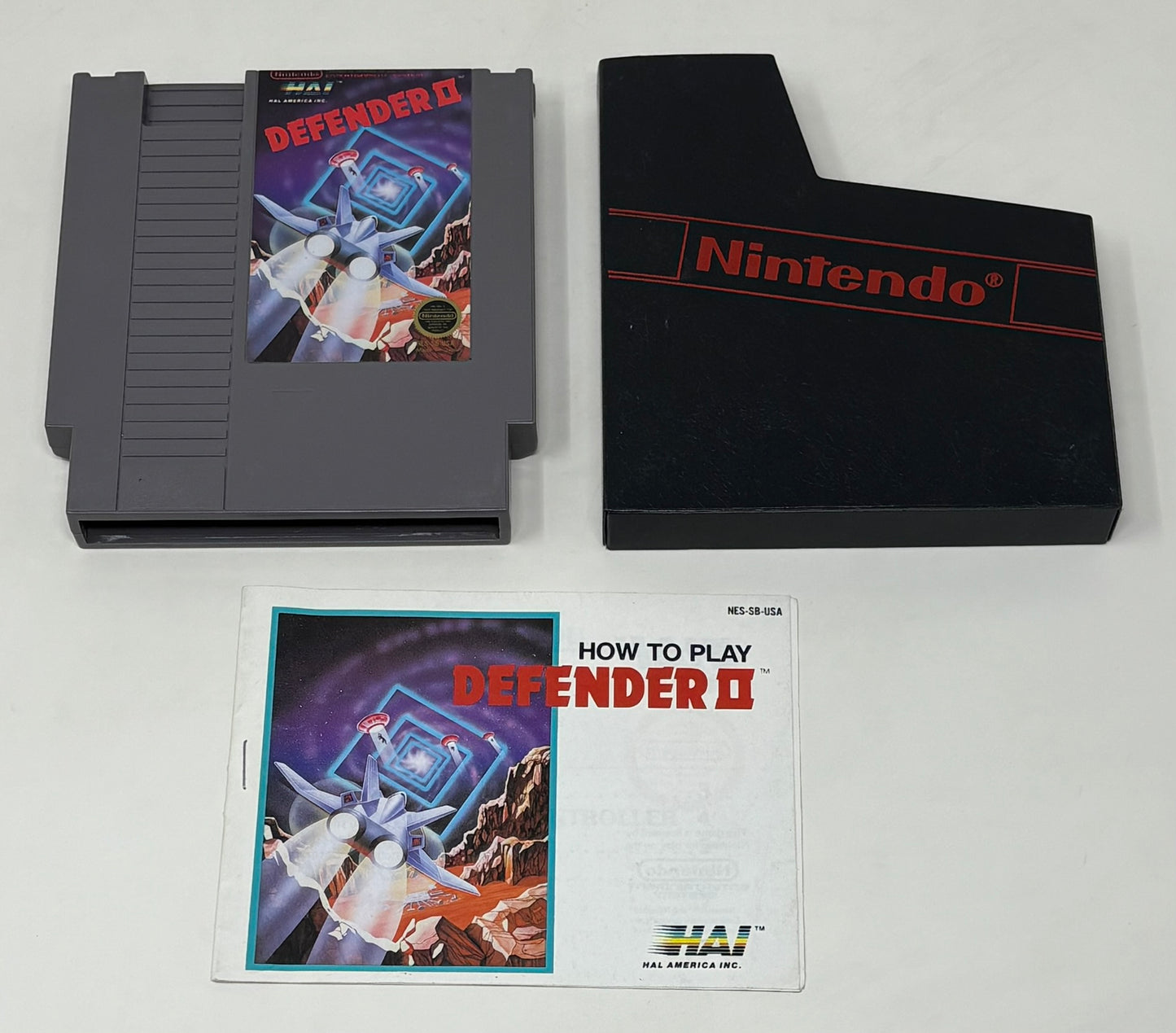 NES Nintendo - Defender II w/ Manual