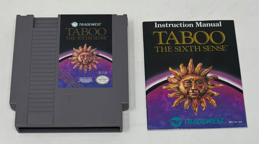 NES Nintendo - Taboo The Sixth Sense w/ Manual