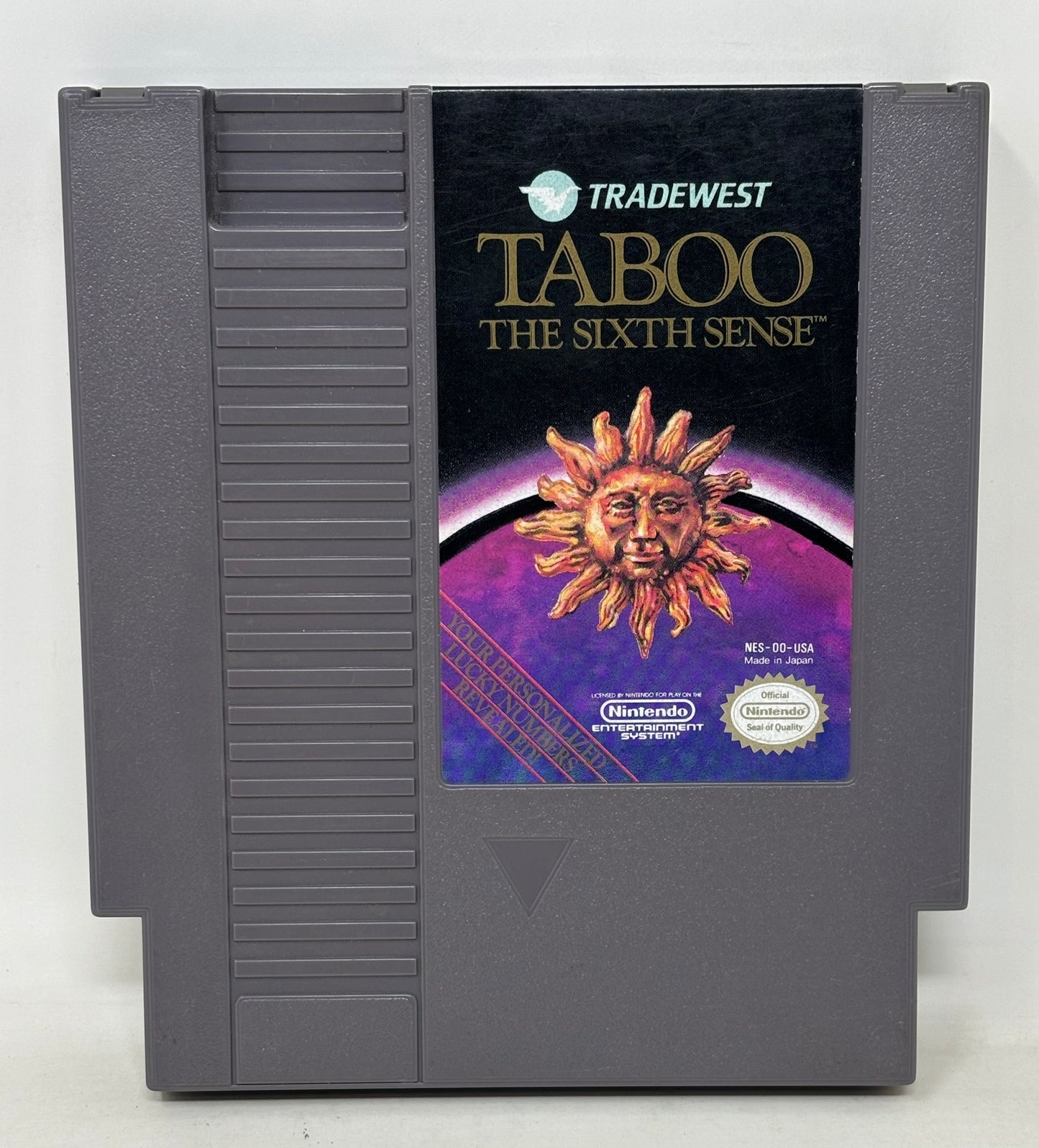 NES Nintendo - Taboo The Sixth Sense w/ Manual