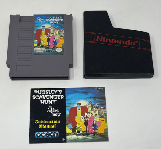 NES Nintendo - The Addams Family: Pugsley's Scavenger Hunt w/ Manual