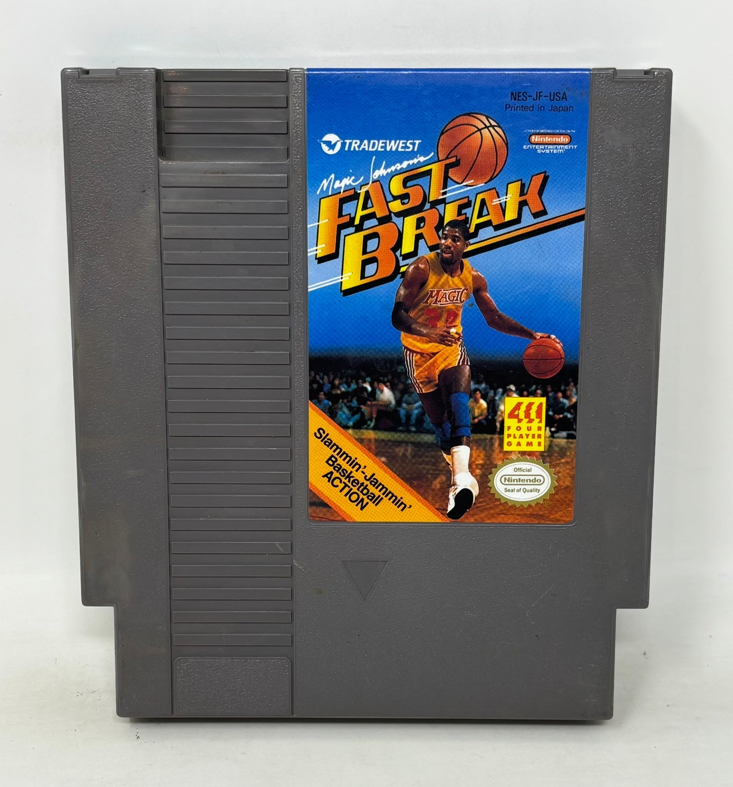 NES Nintendo - Magic Johnson's Fast Break w/ Manual