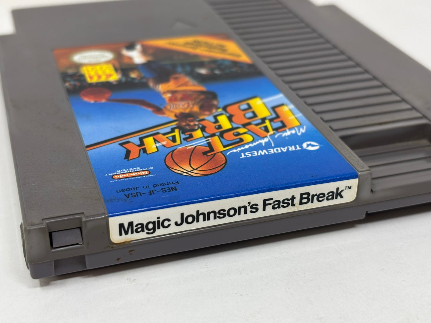 NES Nintendo - Magic Johnson's Fast Break w/ Manual