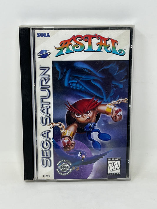 Sega Saturn - Astal - Complete w/ Registration Card