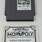 NES Nintendo - Monopoly w/ Manual