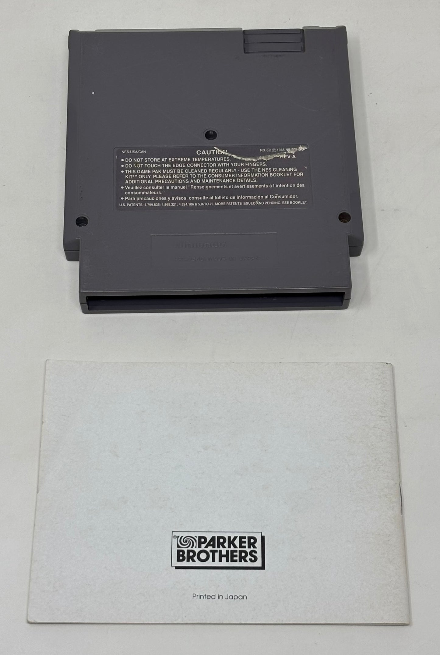 NES Nintendo - Monopoly w/ Manual
