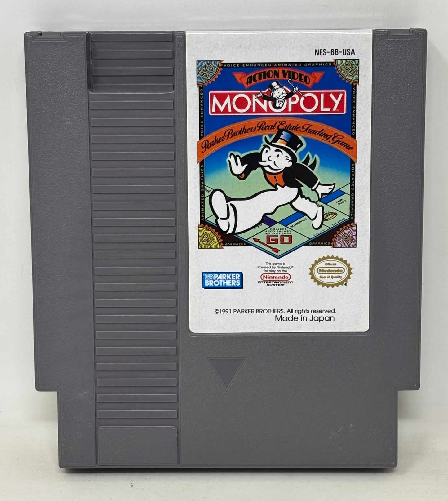 NES Nintendo - Monopoly w/ Manual